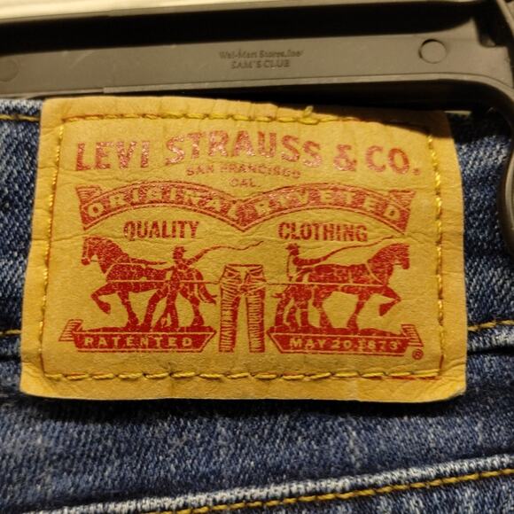 Levi Strauss Women's Size 30 Waist Denim Blue Jeans 712 Slim (25" Inseam) - Picture 3 of 4
